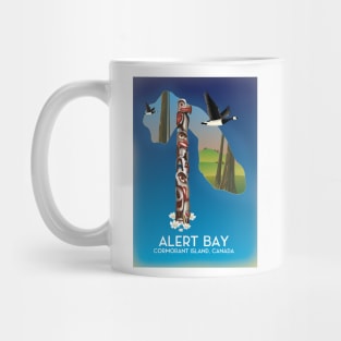 Alert Bay Cormorant Island, Canada map Mug